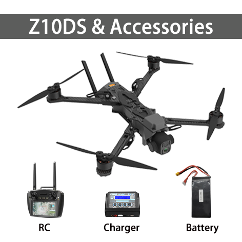 Z10DS FPV Drone AI-Guided .Thermal Imaging .4kg Payload